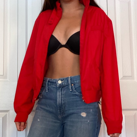 Red Bomber Jacket - Picture 4 of 4